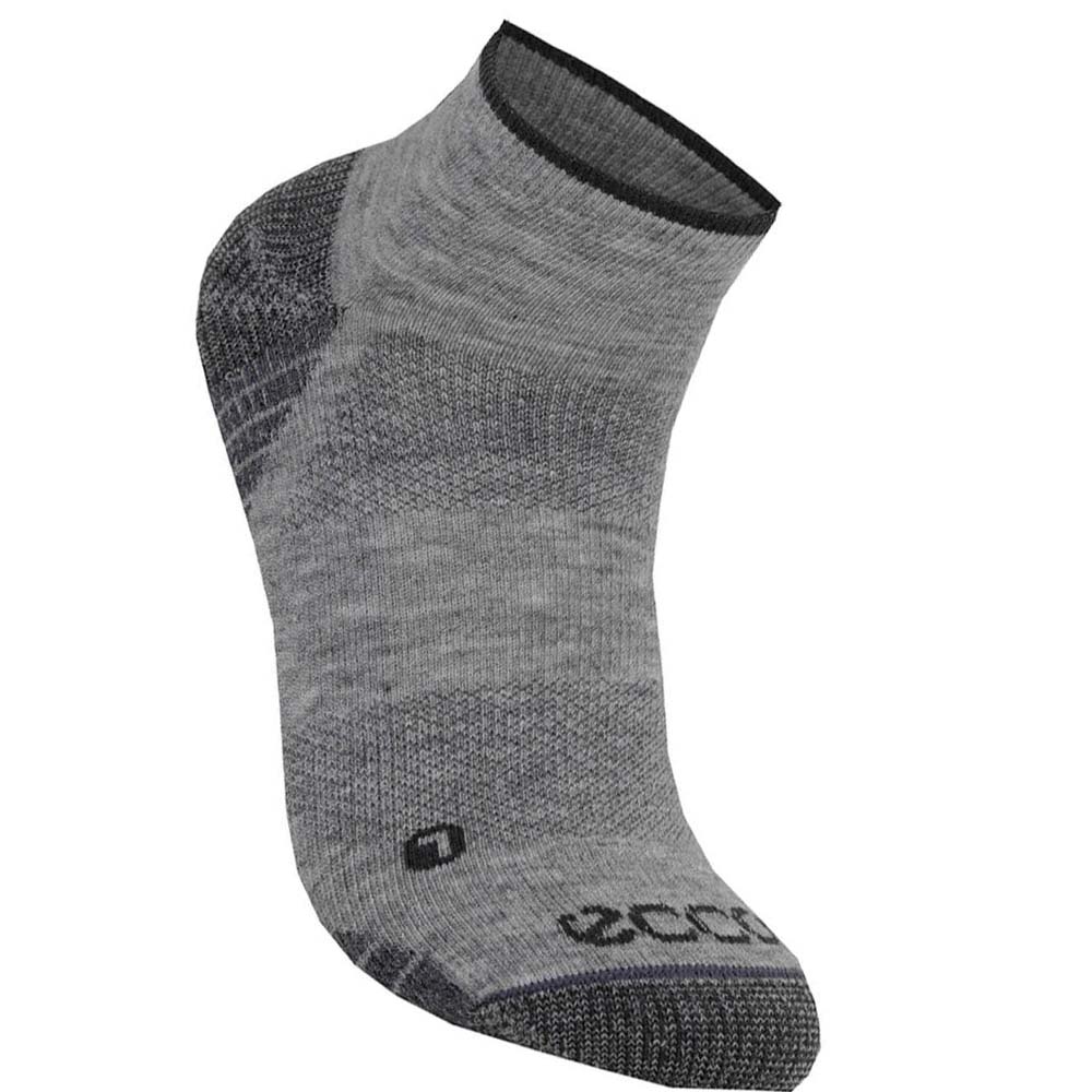 Ecco Golf Ankle Strumpor Herr Silver Grå | SE 833SGL